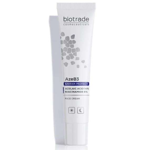 Biotrade AzeB3 Barrier Protect Face Cream Cremă de față cu acid azelaic și niacinamidă