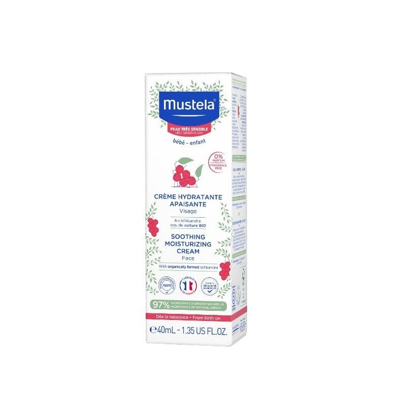 Mustela Crema De Fata Pentru Piele Sensibila Volum 40 Ml