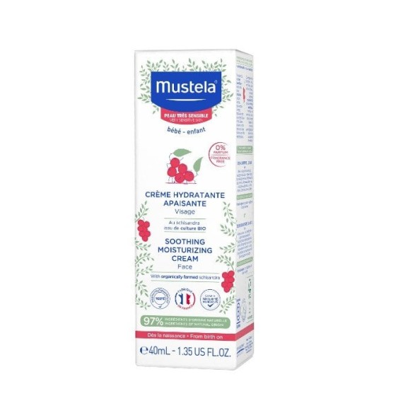 Mustela Cremă de față pentru piele sensibilă