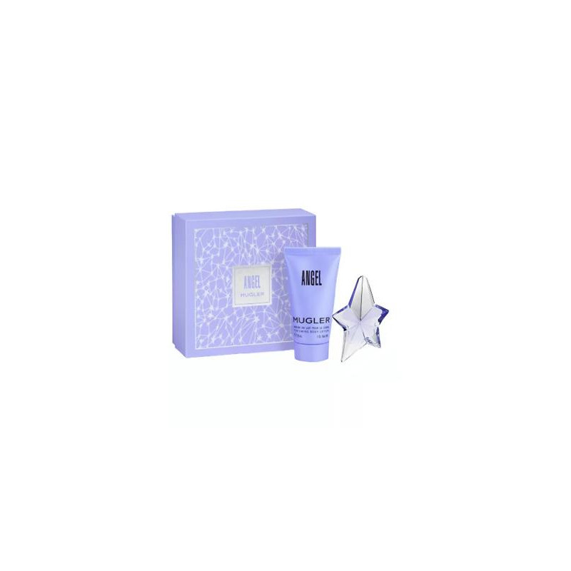 Set cadou Mugler Angel pentru femei, Volum EDP 50 ml + EDP 10 ml + 50 ml loțiune de corp