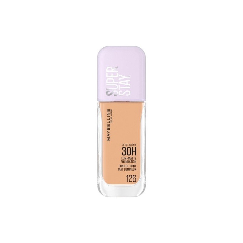 Maybelline New York Super Stay 30H Lumi Matte Foundation Fond de ten iluminator cu efect matifiant Volum 126