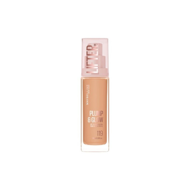 Maybelline New York Lifter Plump &amp; Glow Foundation Fond de ten Volum 119