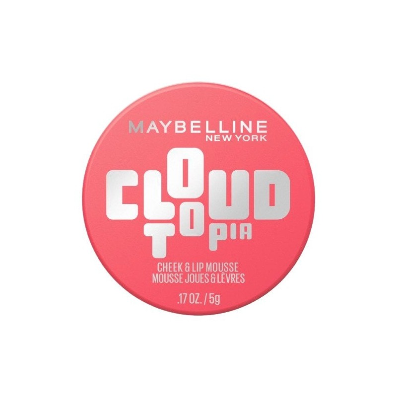 Maybelline New York Cloudtopia Cheek & Lip Mousse Fard de obraz și ruj 2 în 1 Volum 07 Moonlit Rose