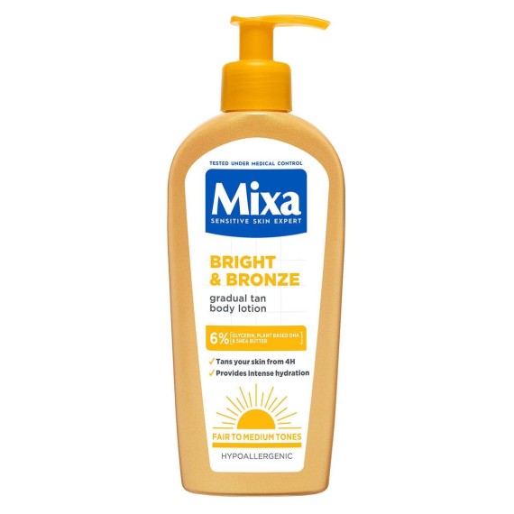 Mixa Bright & Bronze Gradual Tan Body Lotion Loțiune bronzantă