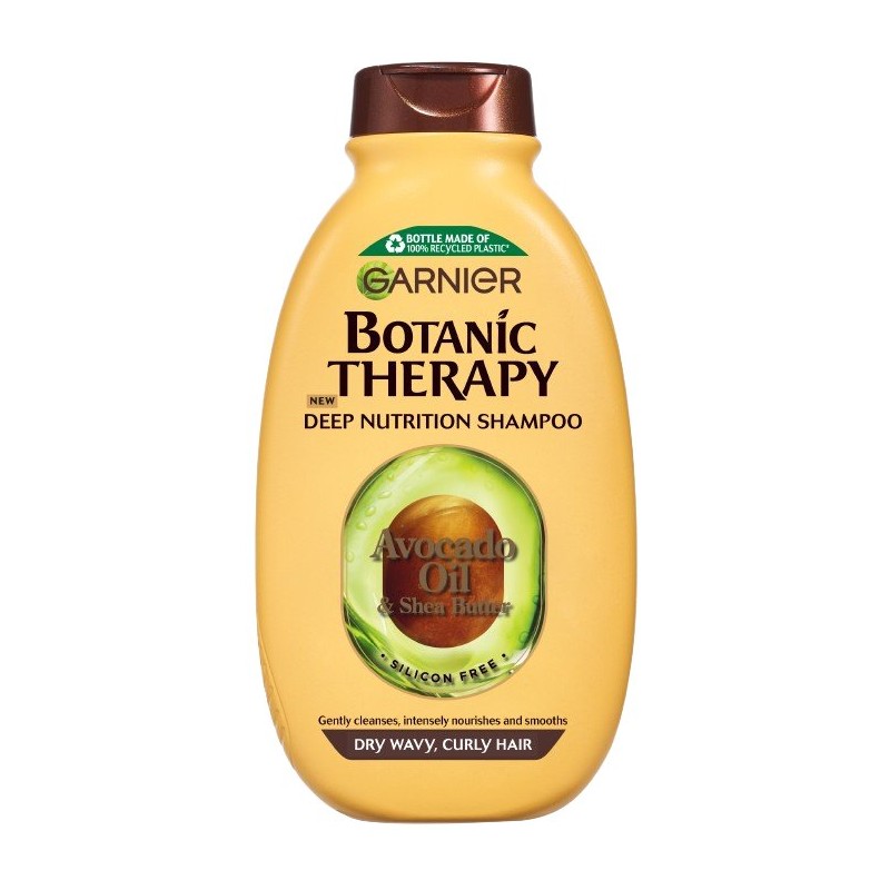 Garnier Botanic Therapy Avocado Oil & Shea Butter Șampon pentru păr uscat și creț