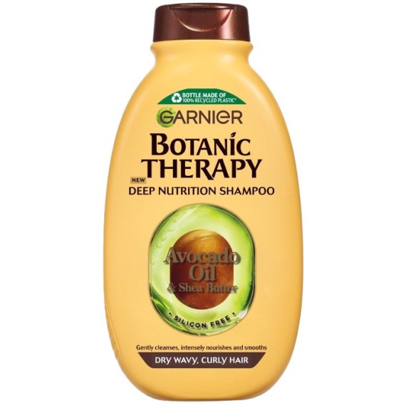 Garnier Botanic Therapy Avocado Oil & Shea Butter Șampon pentru păr uscat și creț