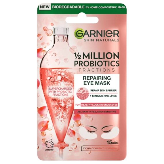 Garnier Skin Naturals 2 Million Probiotics Mască pentru conturul ochilor