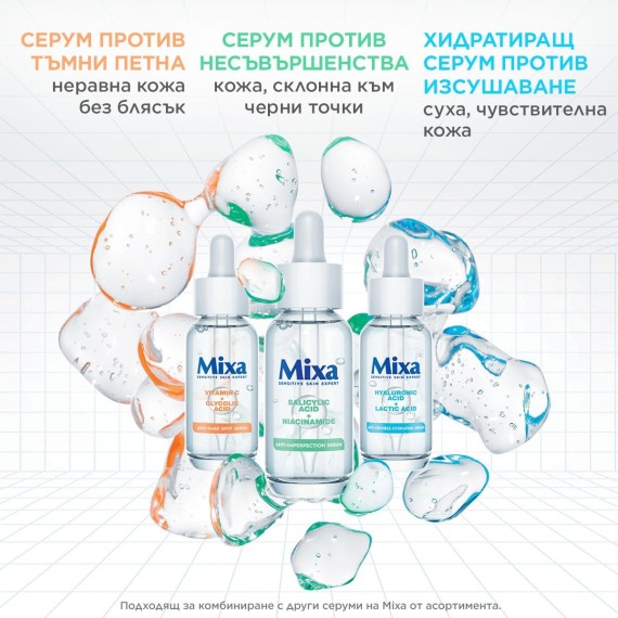 Mixa Anti-Dryness Ser hidratant pentru piele uscată și sensibilă