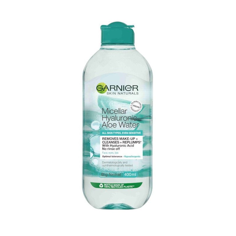 Garnier Skin Naturals Micellar Hyaluronic Aloe Water Apa Micelara De Fata Volum 400 Ml