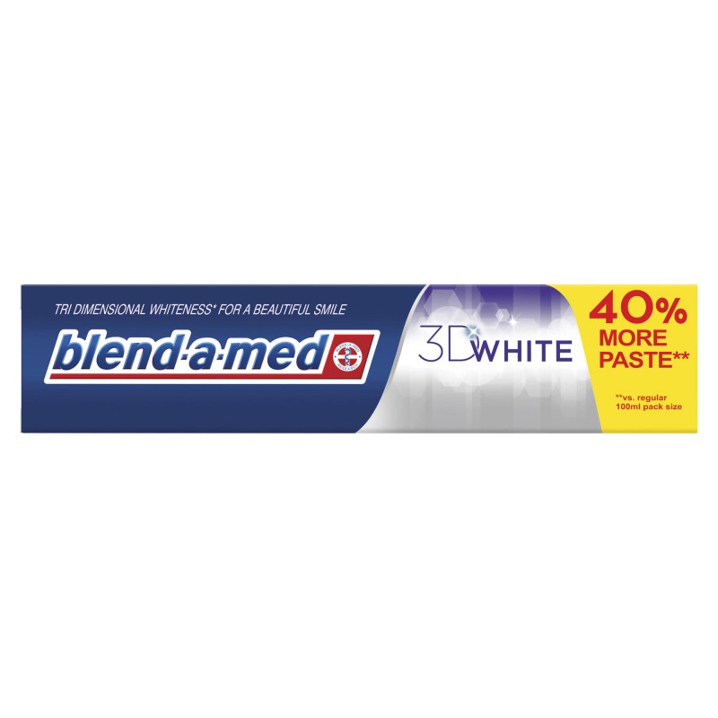 Pastă de dinți albă 3D Blend-a-med