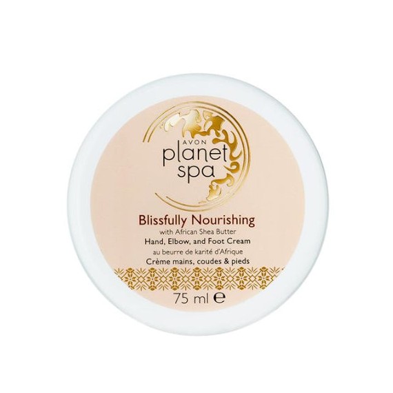 Avon Blissfully Nourish Hand & Foot 3 in 1 Cremă pentru mâini, coate și tălpi cu ulei african