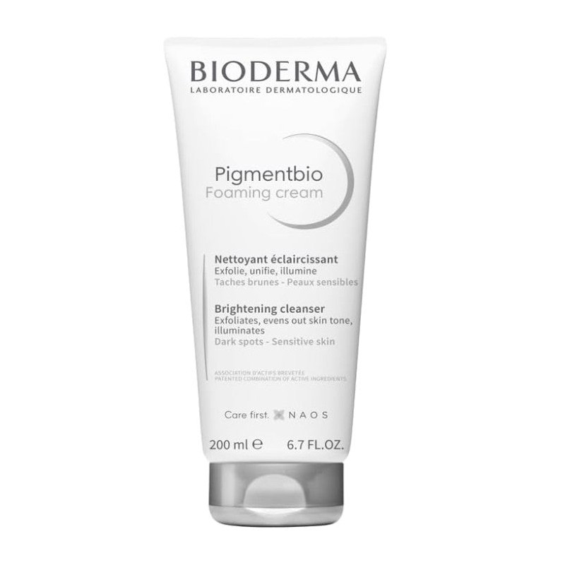 Bioderma Pigmentbio Foaming Cream Cremă de curățare pentru față și corp Volum 200 ml