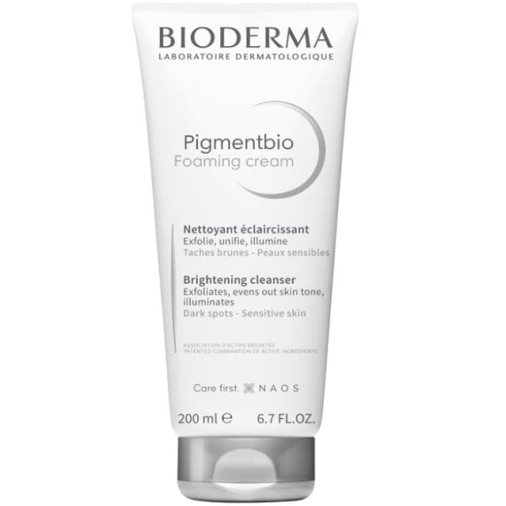Bioderma Pigmentbio Foaming Cream Cremă de curățare pentru față și corp