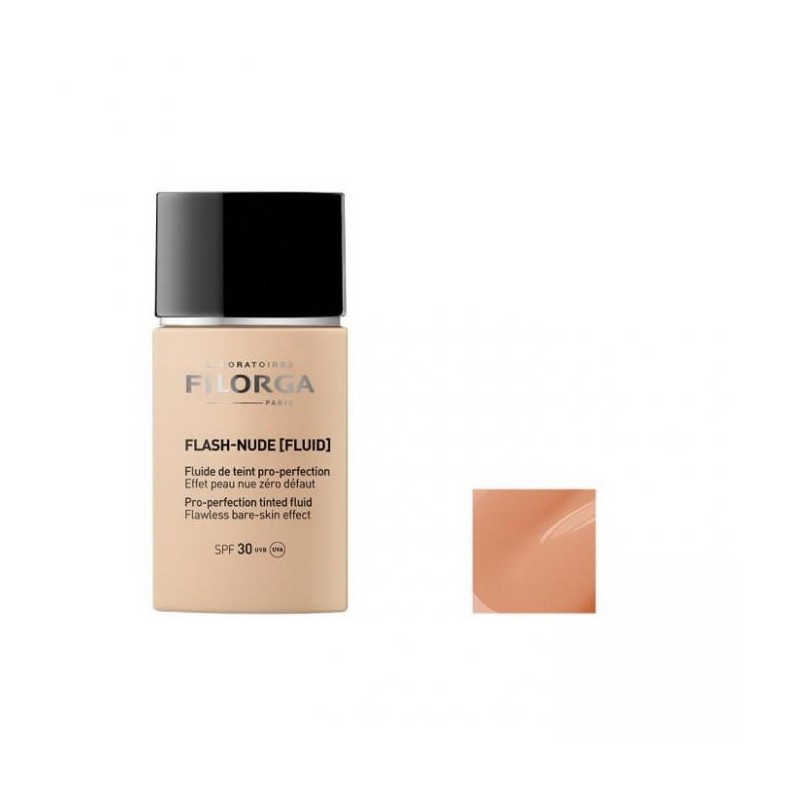 Fond de ten fluid Filorga Flash Nude Pro Perfection Tinted Fluid 02 SPF 30