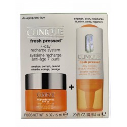 Kit cosmetic Clinique Fresh Pressed Sistem de reîncărcare de 7 zile Sistem de reîncărcare anti-îmbătrânire de 7 zile pentru com