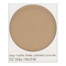 Clinique Stay-Matte Sheer Pressed Powder 02 Stay Neutral Mini pudră de față mată fără ambalaj