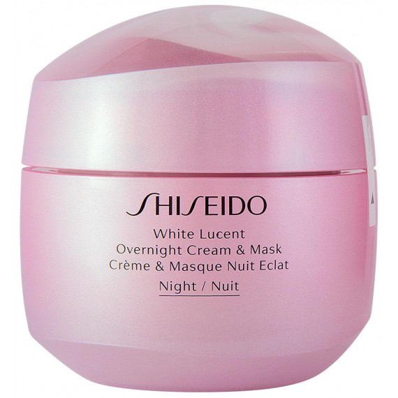 Shiseido White Lucent Overnight Cream & Mask Cremă și mască hidratantă de noapte
