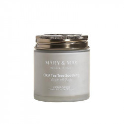 Mary and May CICA TeaTree Soothing Wash off Pack Mască facială liniștitoare cu argilă cu centella asiatică - Image 1