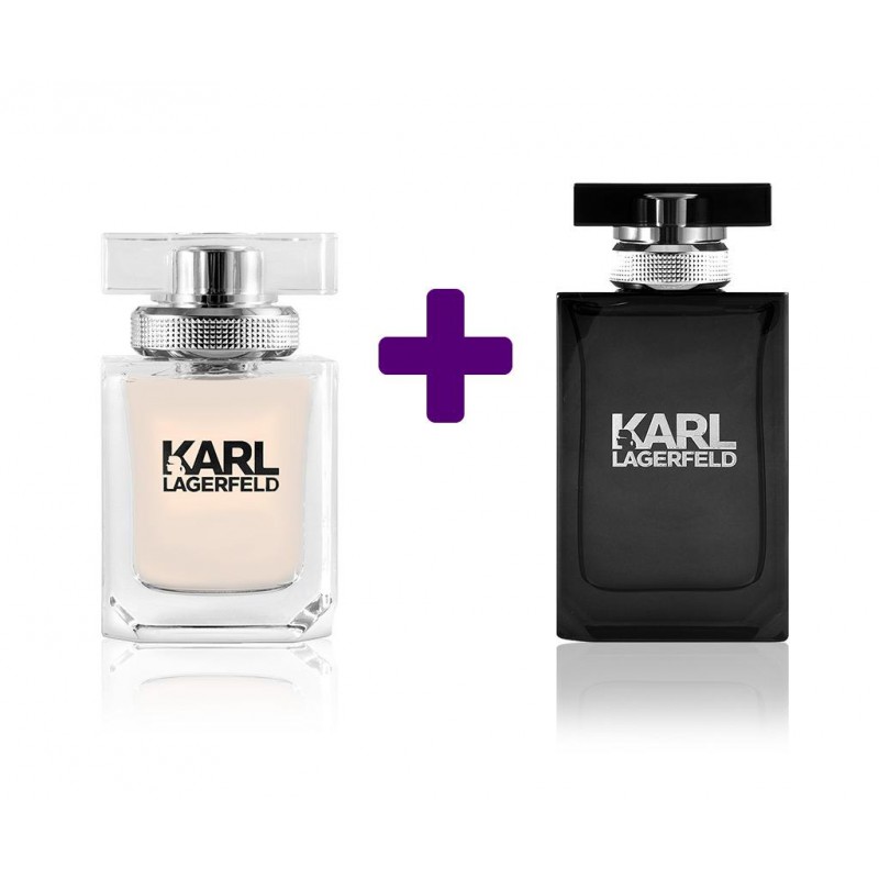 O pereche de parfumuri Karl Lagerfeld pentru el și ea