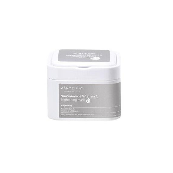Mary and May Niacinamide Vitamin C Brightening Mask Măști de față cu niacinamidă și vitamina C - Image 1