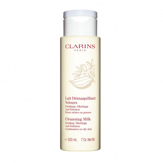 Clarins Cleansing Milk Gentian Moringa Lapte demachiant facial fara ambalaj