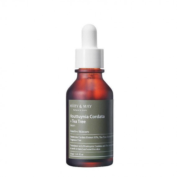 Mary and May Houttuynia Cordata + Tea Tree Serum Ser facial cu houttuynia și arbore de ceai