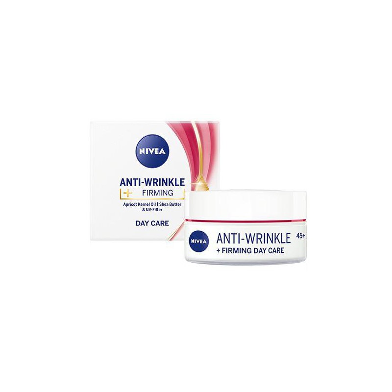 NIVEA AntiWrinkle+ Cremă fermă de zi împotriva ridurilor 45+