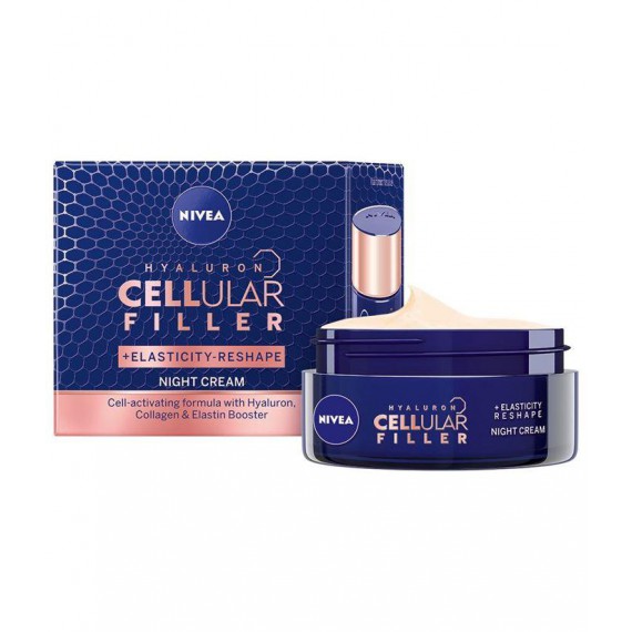 NIVEA Cellular Hyaluron Filler + Elasticity Cream de noapte