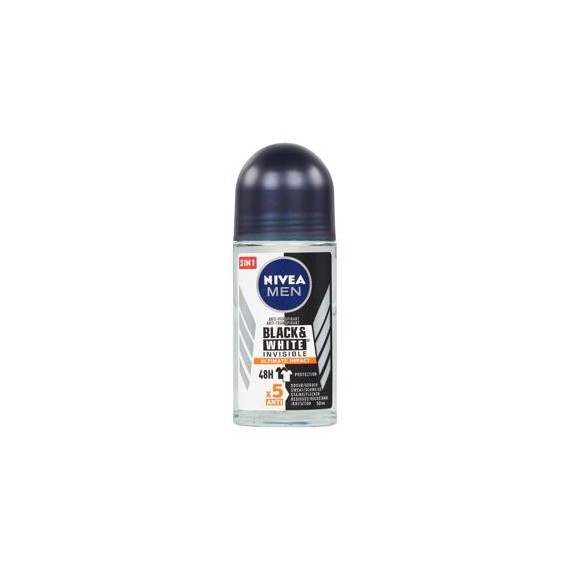 NIVEA MEN Deo Roll-On Invisible on Black & White Ultimate Impact