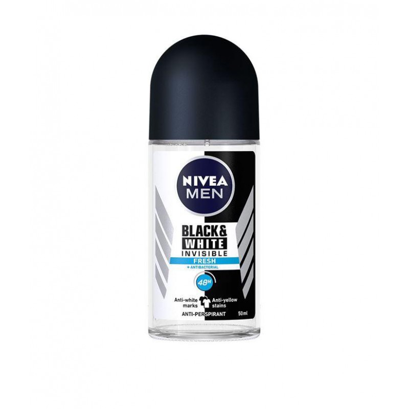 NIVEA MEN Deo Roll-on Invisible on Black & White Fresh