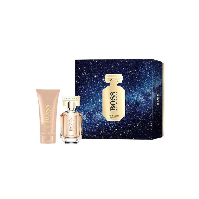 Set cadou Hugo Boss The Scent pentru femei, Volum EDP 30 ml + 50 ml loțiune de corp