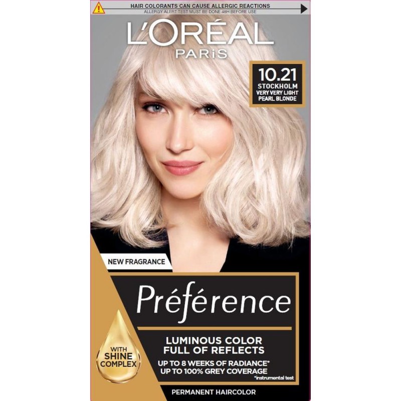 L'Oréal PREFERENCE 10.21 STOCKHOLM