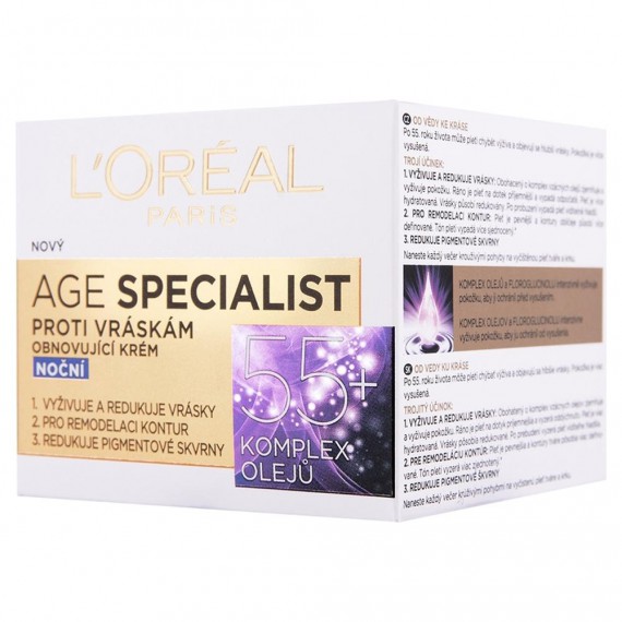 L'Oréal DERMO AGE EXPERT 55+ Cream de noapte 50 ml