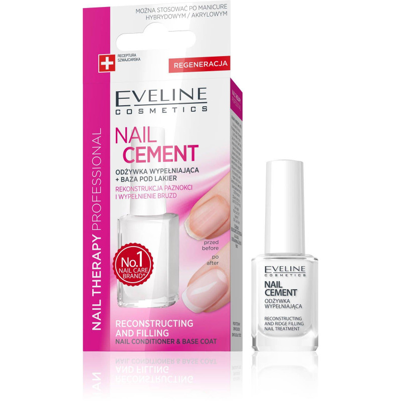Eveline Nail Cement Reconstructing and Filling Intaritor si baza de unghii - Image 1