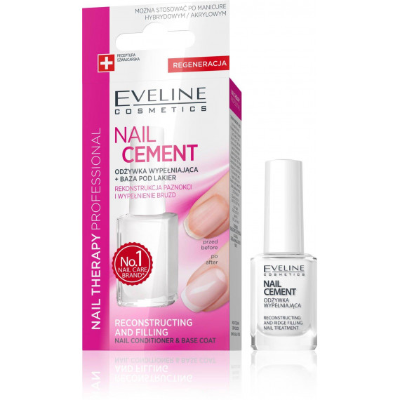 Eveline Nail Cement Reconstructing and Filling Intaritor si baza de unghii - Image 1