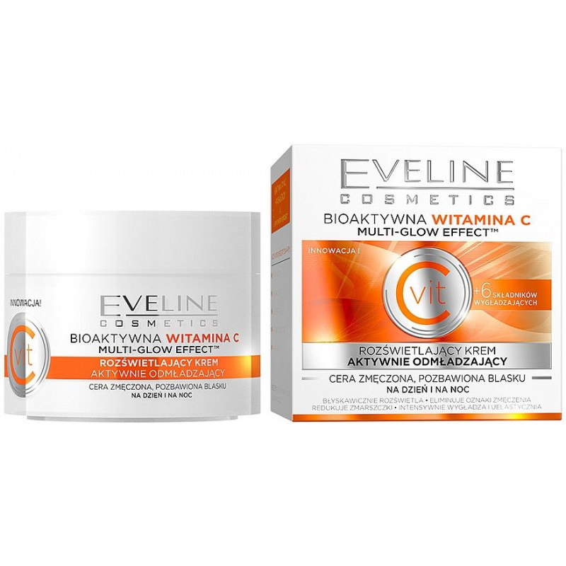 Eveline Nature Line Bioactive Vitamina C Cremă de față pentru zi și noapte, Volum 50 ml