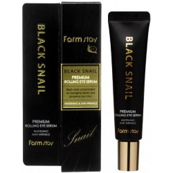 Farmstay Black Snail Premium Rolling Eye Serum Ser pentru ochi