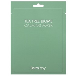 Farmstay Tea Tree Biome Calming Mask Mască liniștitoare cu arbore de ceai și ferment