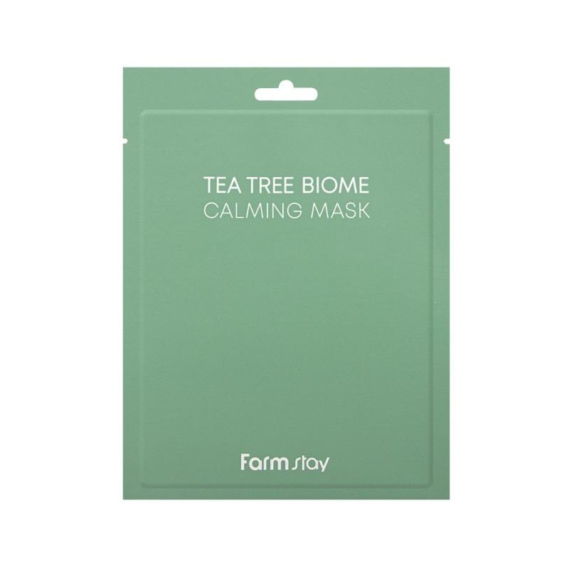 Farmstay Tea Tree Biome Calming Mask Mască liniștitoare cu arbore de ceai și ferment