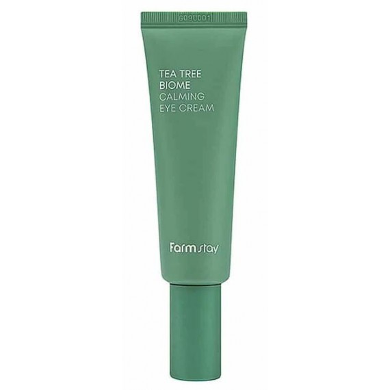 Farmstay Tea Tree Biome Calming Eye Cream cremă liniștitoare pentru ochi cu arbore de ceai și ferment