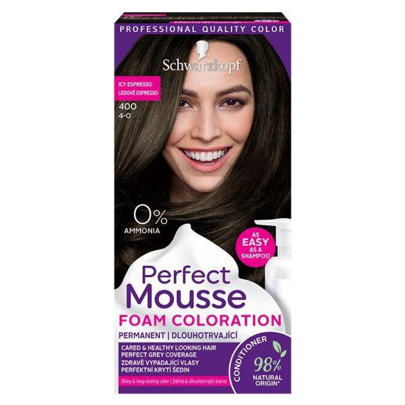 Schwarzkopf Perfect Mousse Vopsea mousse permanentă fără amoniac - Image 5