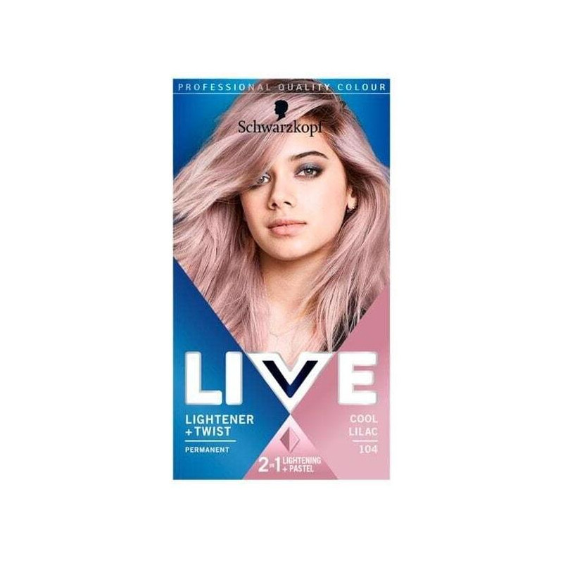 Schwarzkopf Live Lightener + Twist Decolorant, Volum 101 Roz rece