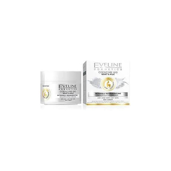 Eveline Nature Line Cream de zi si de noapte cu Q10 si lapte de capra