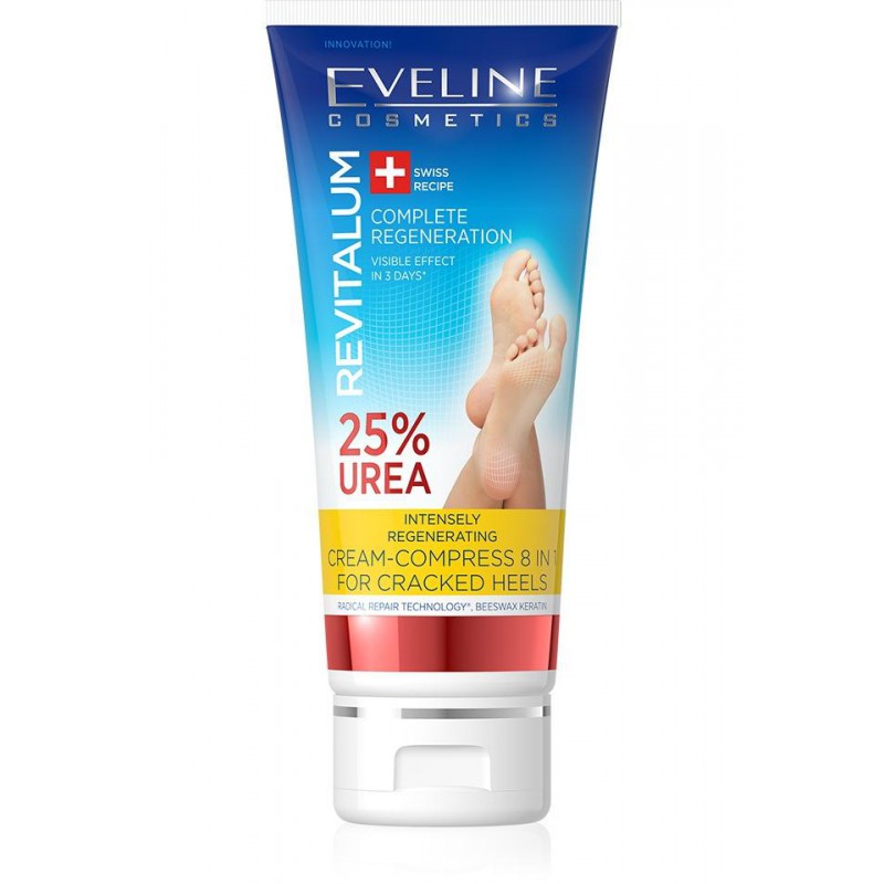Eveline Foot Therapy Professional 8 in 1 Expert Cream pentru tocuri crapate 8 in 1