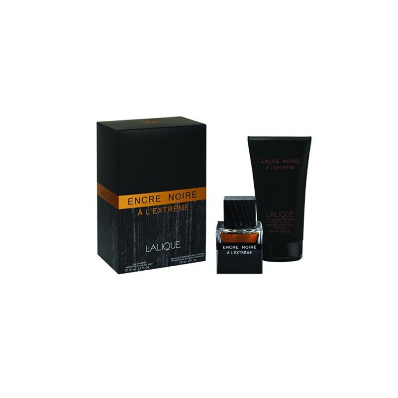 Lalique Encre Noir AL`Extreme Set cadou pentru bărbați