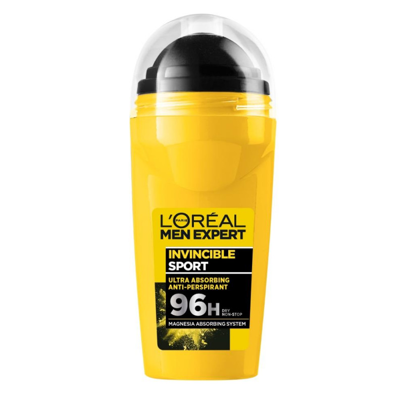 L\'Oréal MEN EXPERT Roll-on INVINCIBLE SPORT 96h 50ml, Volum 50 ml