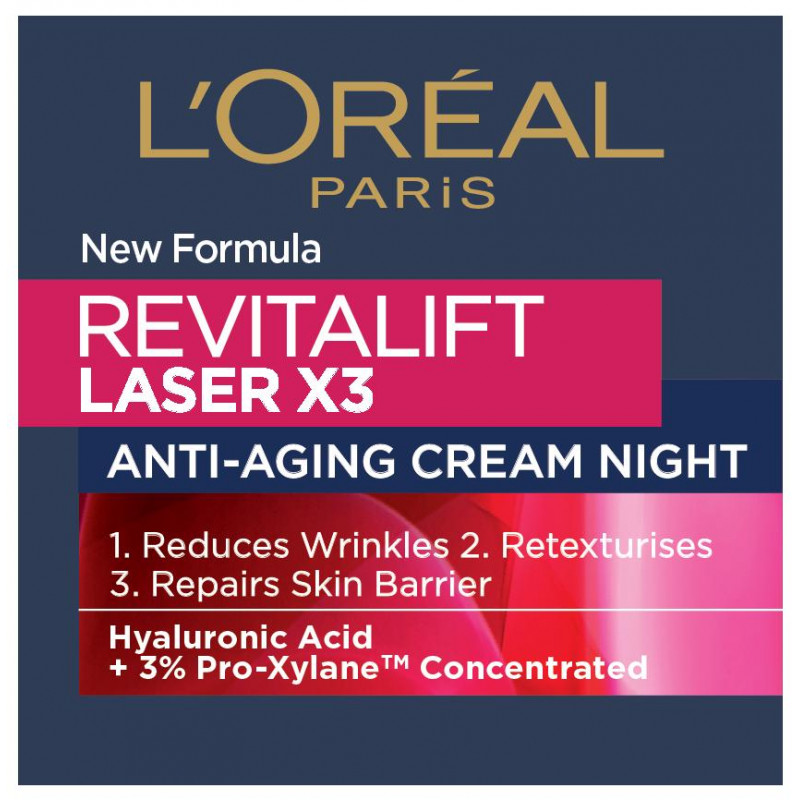 L\'Oréal DERMO REVITALIFT LASER Cream de noapte 50ml, Volum 50 ml