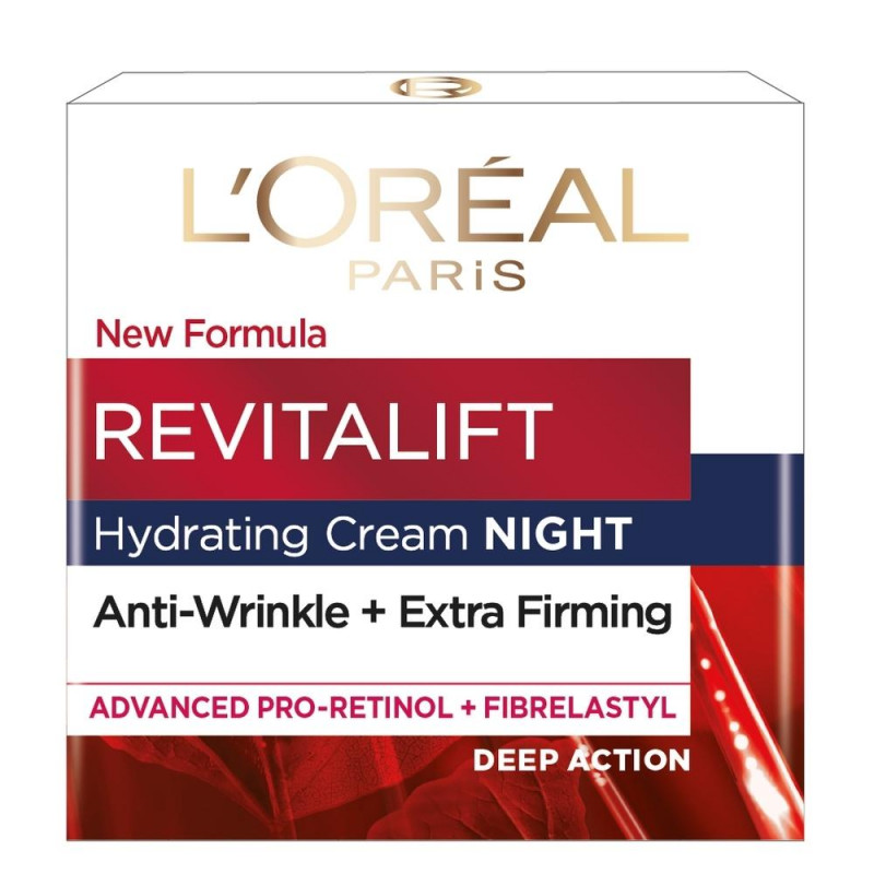 L\'Oréal DERMO REVITALIFT Cream de noapte 50ml, Volum 50 ml
