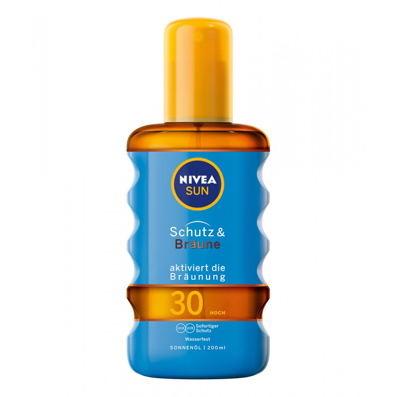 Nivea Sun Protect & Bronze pentru bronzare extra SPF 30, Volum 200 ml