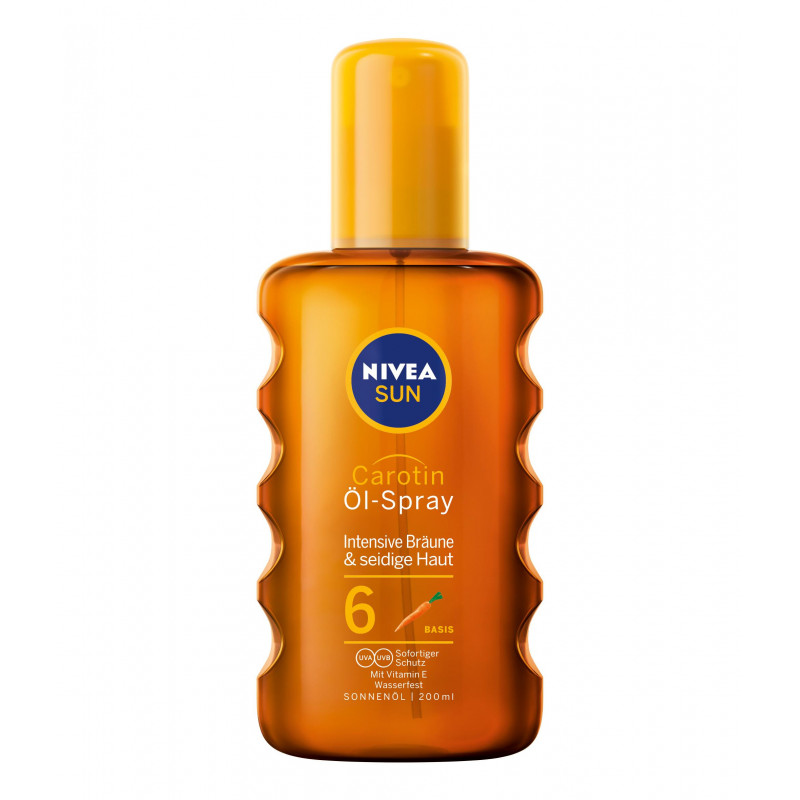 Nivea SPF 6 Spray cu ulei, Volum 200 ml